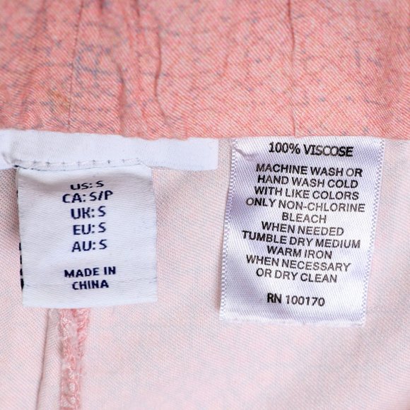 Adrienne Vittadini Wideleg Floral Pants, Size smal - Picture 4 of 4